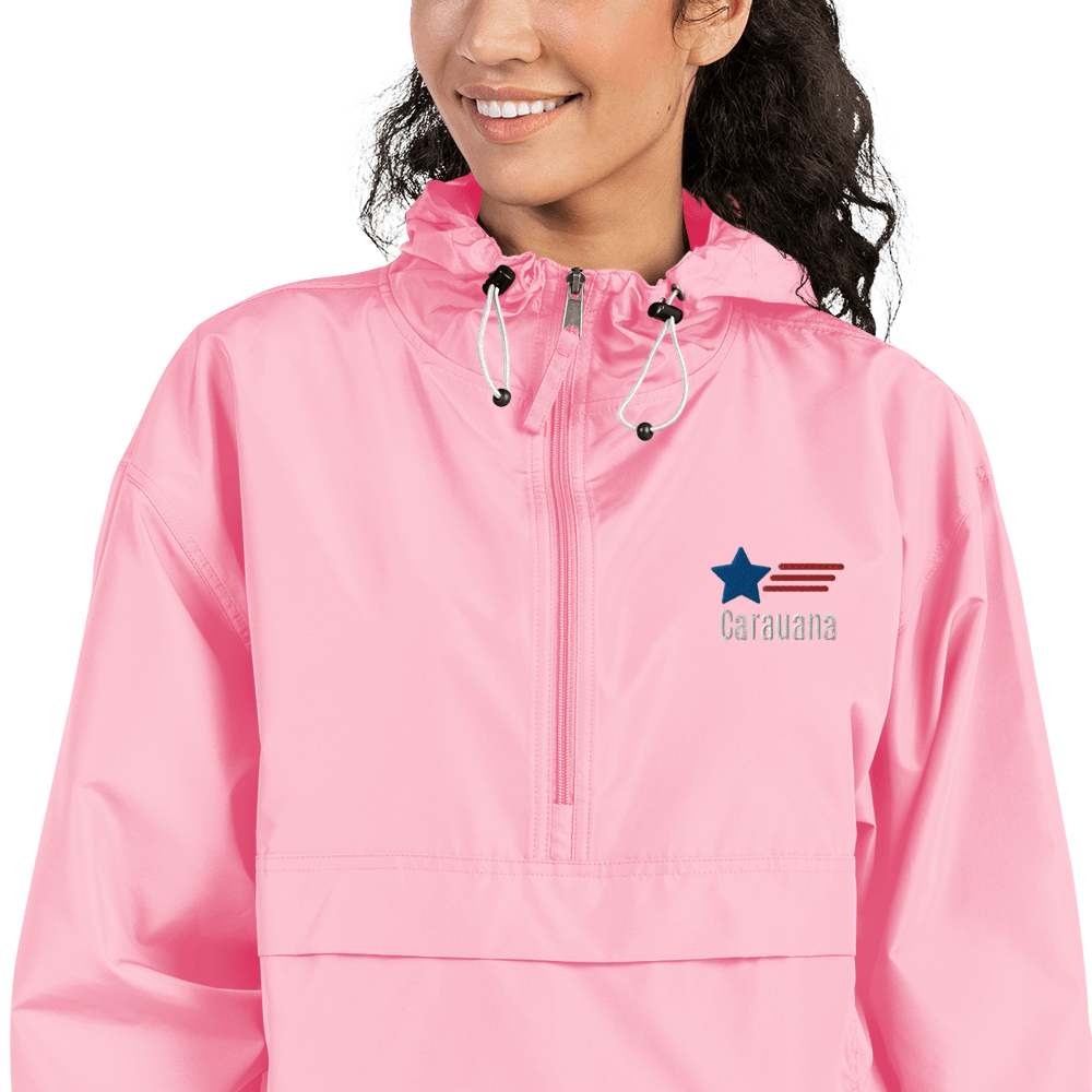 Embroidered Champion Packable Jacket Carauana Store