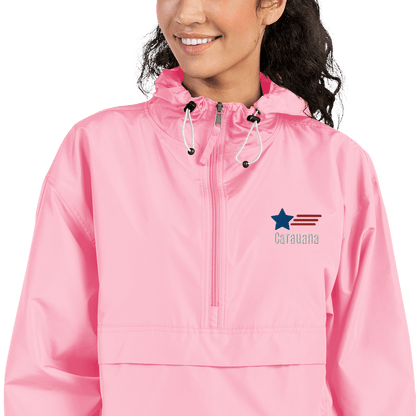 Embroidered Champion Packable Jacket Carauana Store