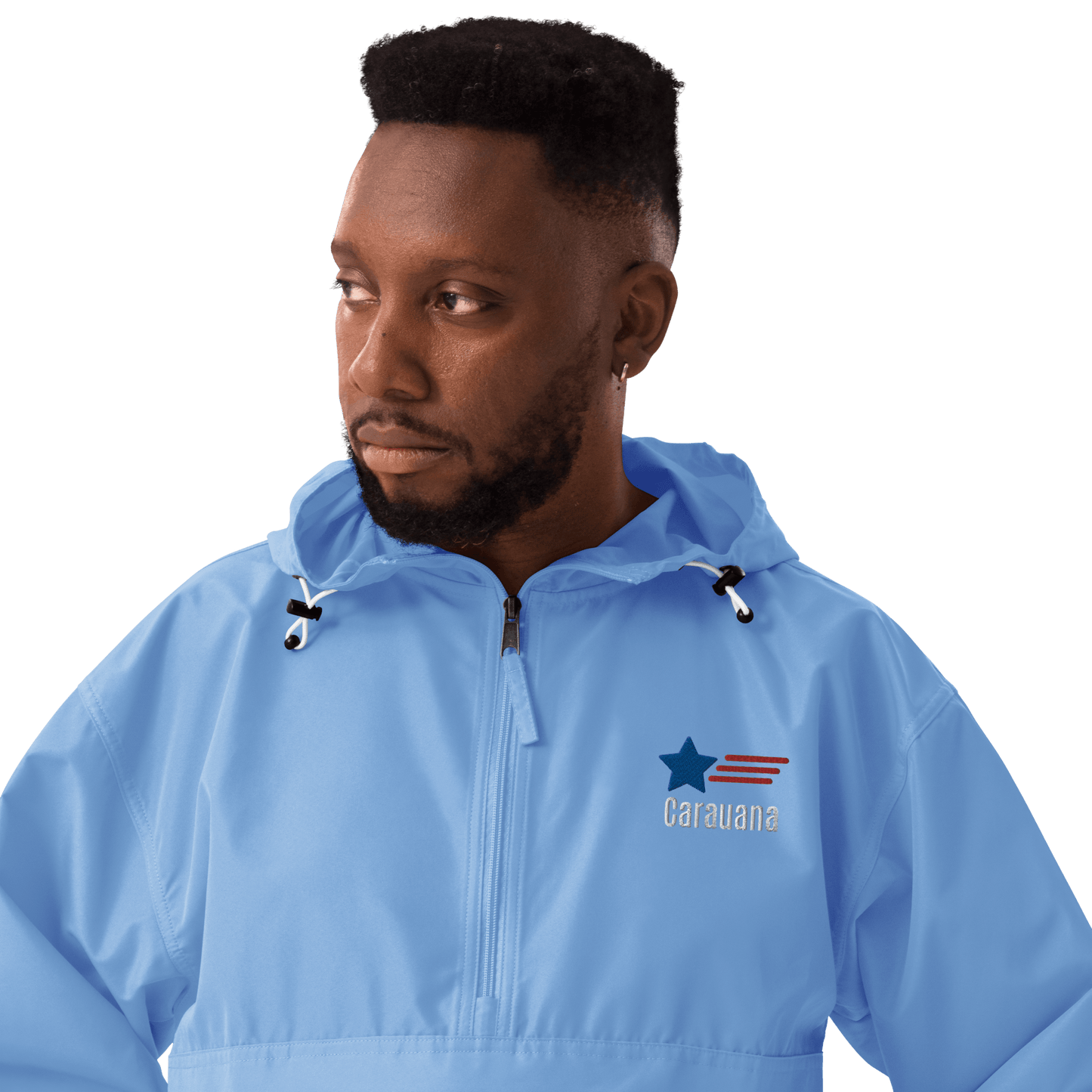 Embroidered Champion Packable Jacket Carauana Store