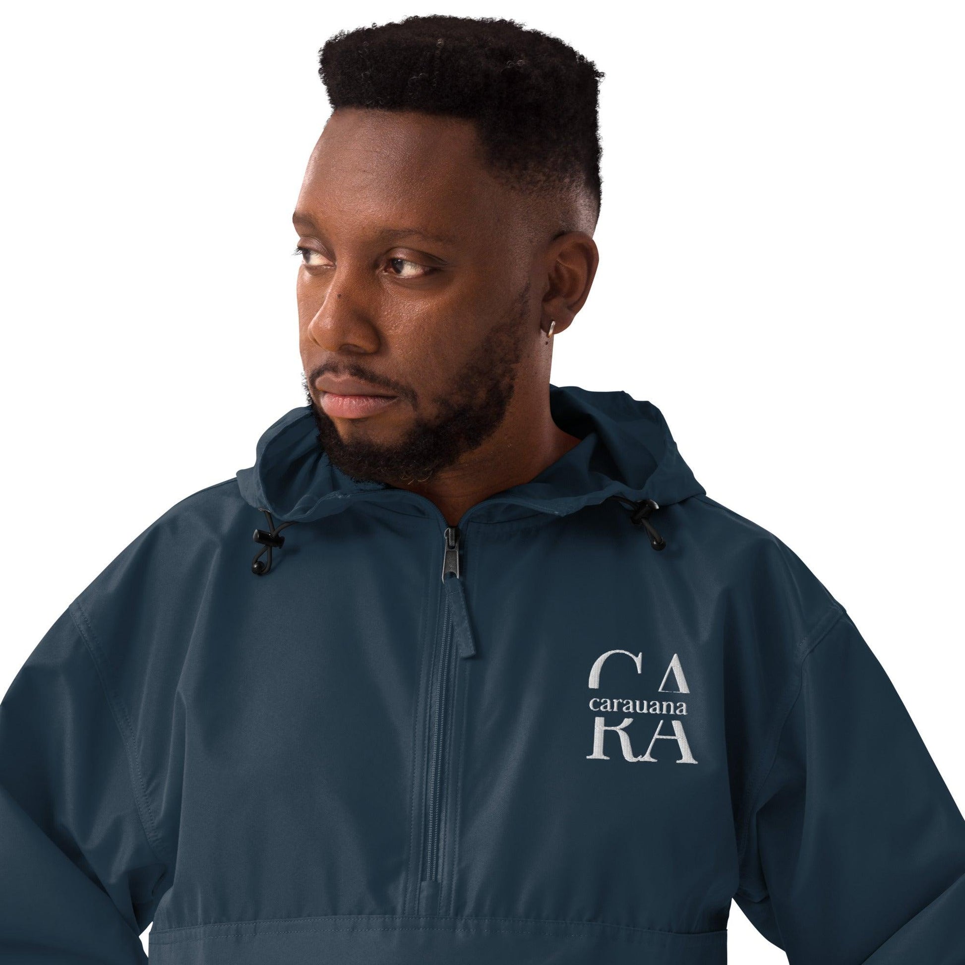 Embroidered Champion Packable Jacket Carauana Store