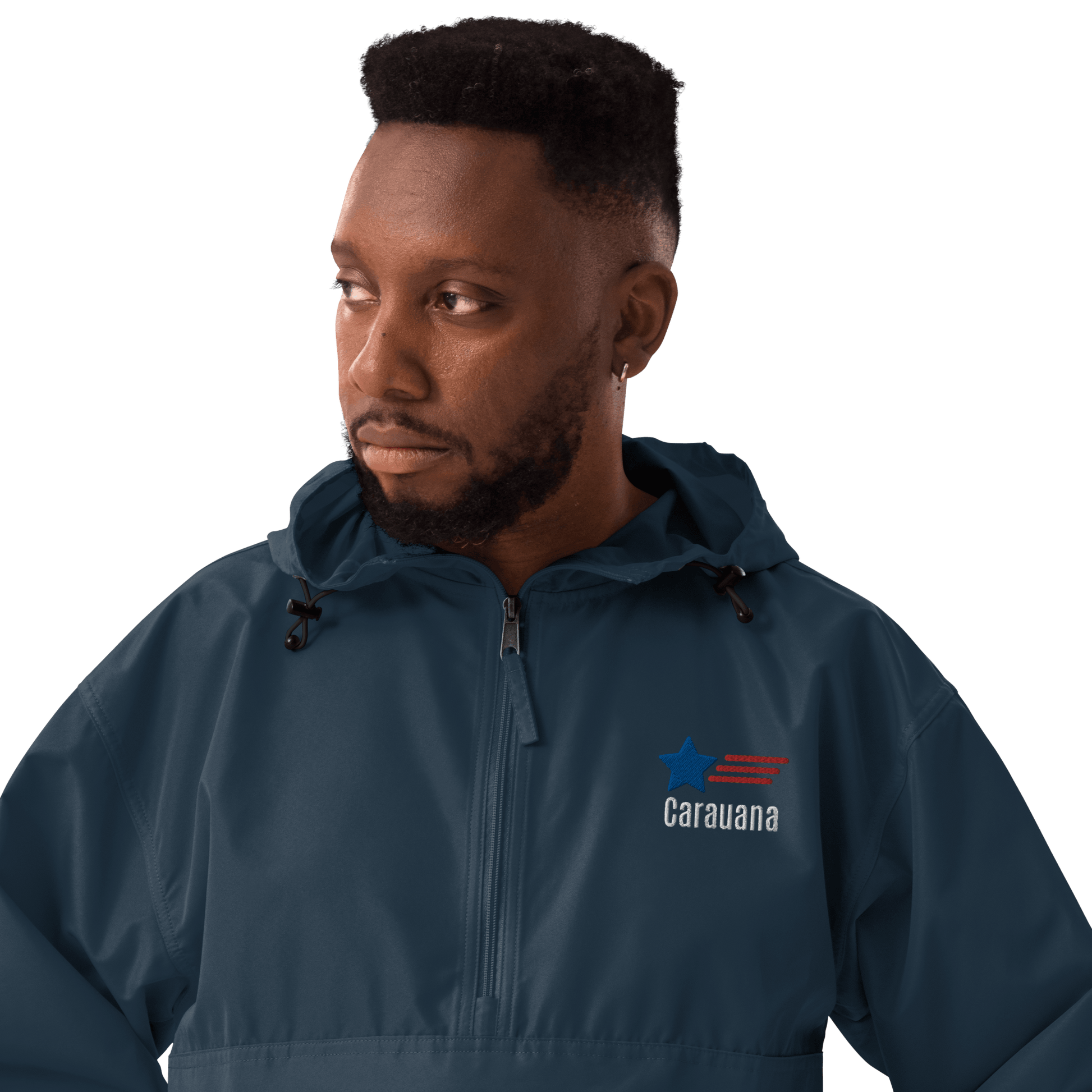 Embroidered Champion Packable Jacket Carauana Store