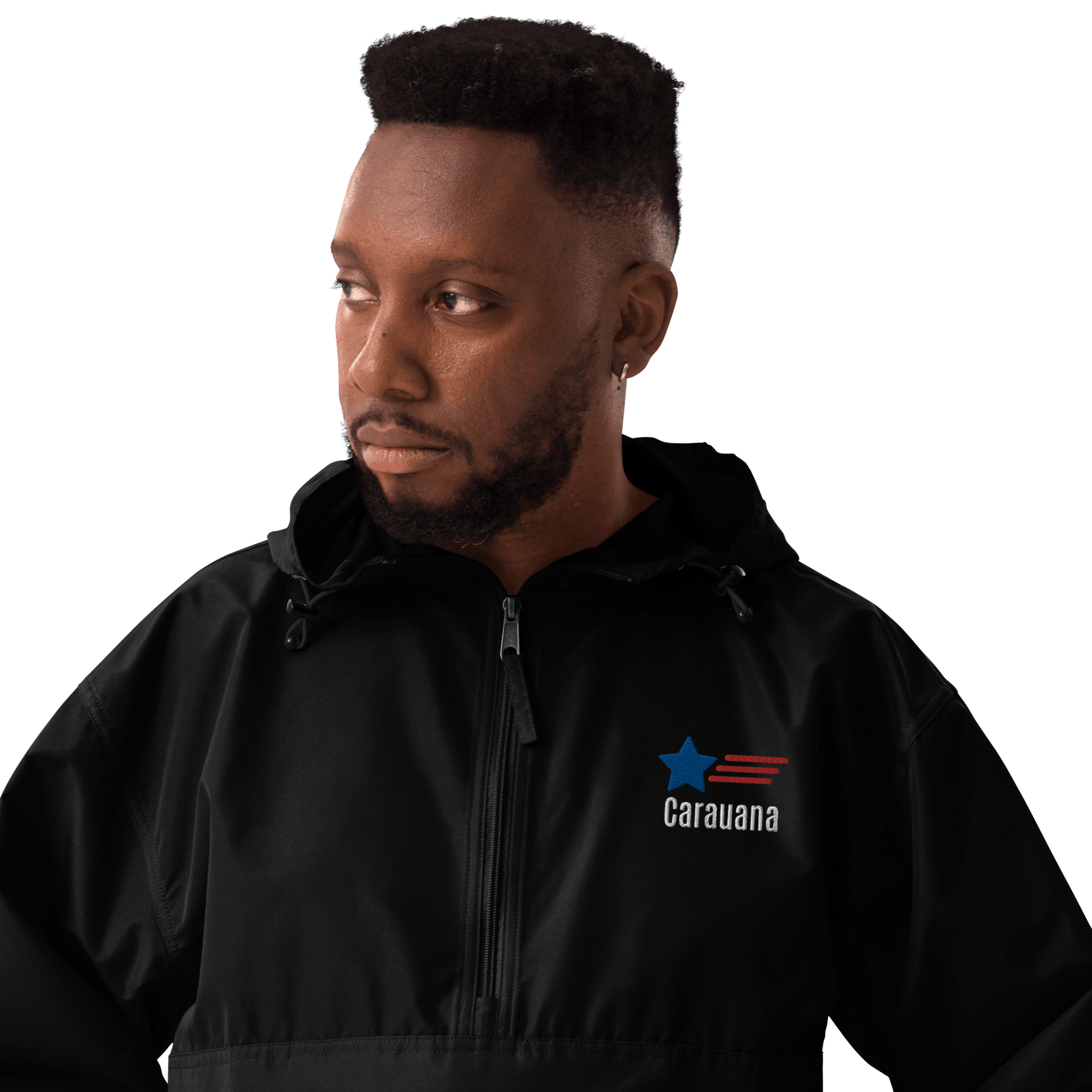 Embroidered Champion Packable Jacket Carauana Store
