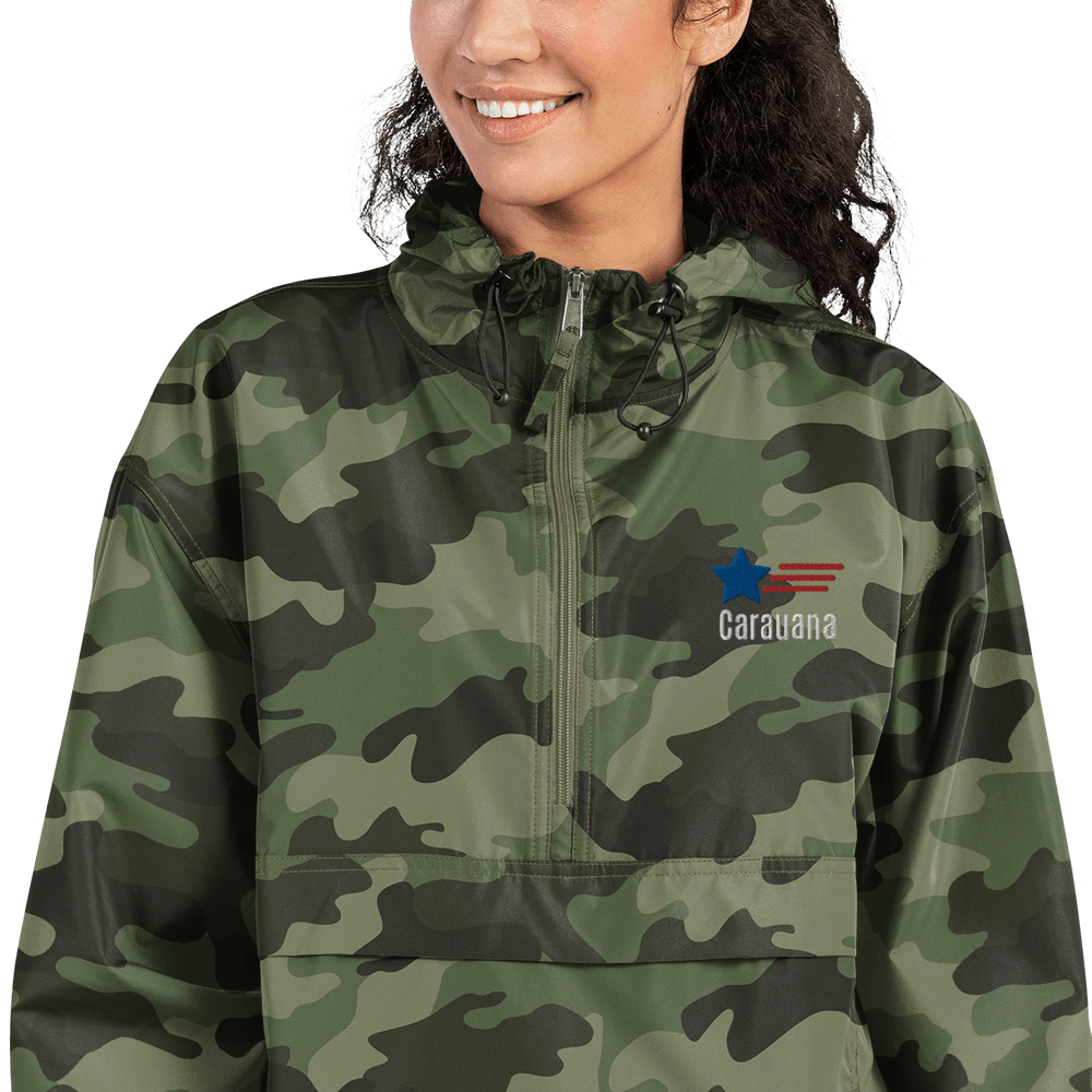 Embroidered Champion Packable Jacket Carauana Store
