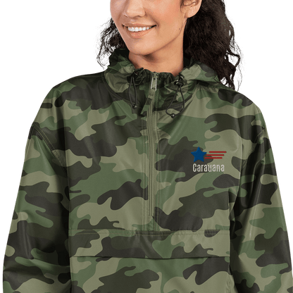 Embroidered Champion Packable Jacket Carauana Store