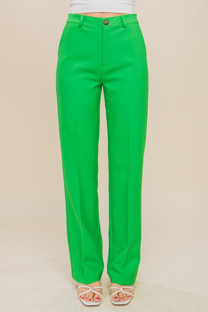LOVE TREE High Waist Straight Pants Carauana Store