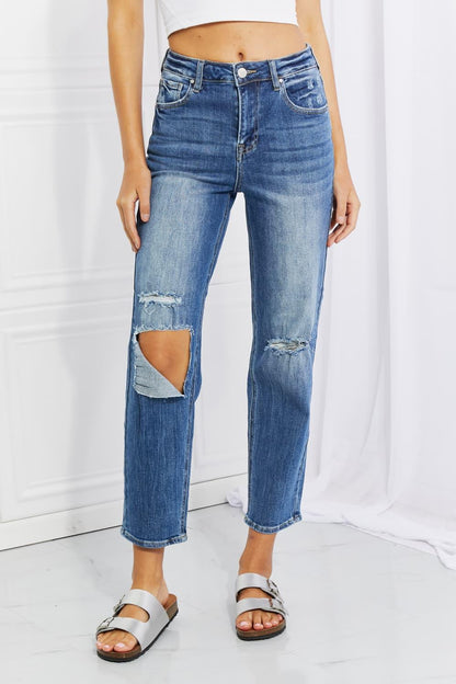 RISEN Full Size Emily High Rise Relaxed Jeans Carauana Store
