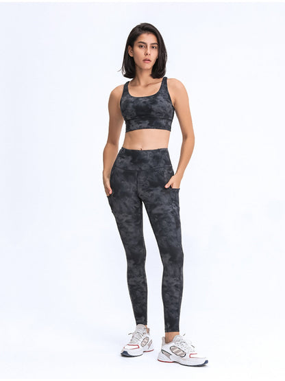 Wide Waistband Leggings with Pockets Carauana Store