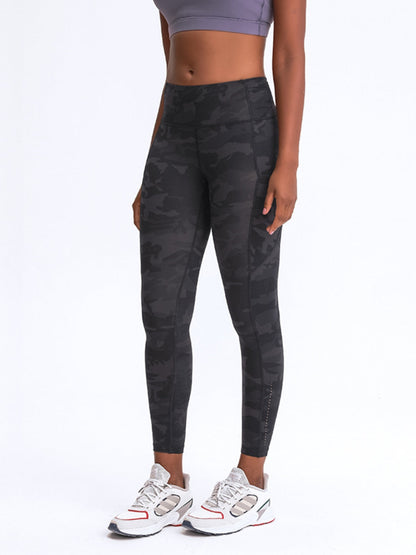 Wide Waistband Leggings with Pockets Carauana Store