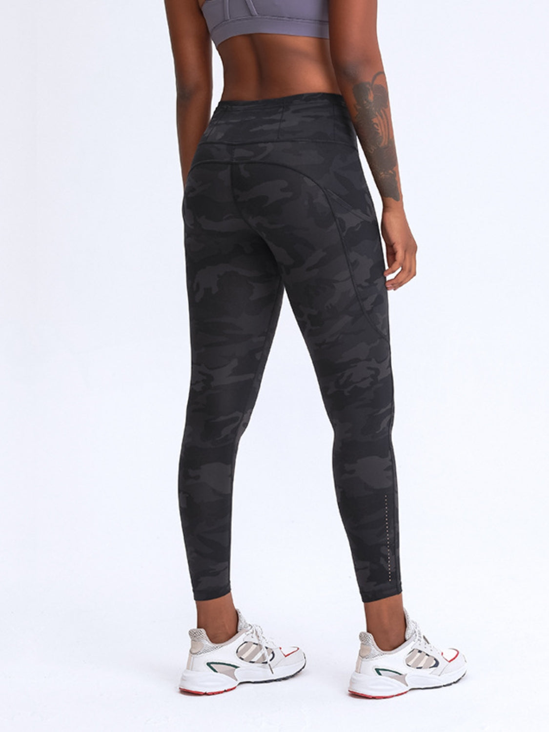 Wide Waistband Leggings with Pockets Carauana Store