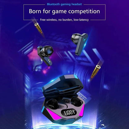 X15 TWS Wireless Bluetooth Headset LED Display Gamer Earbuds with Mic Wireless Headphones Noise Cancelling Bluetooth Earphones Carauana Store
