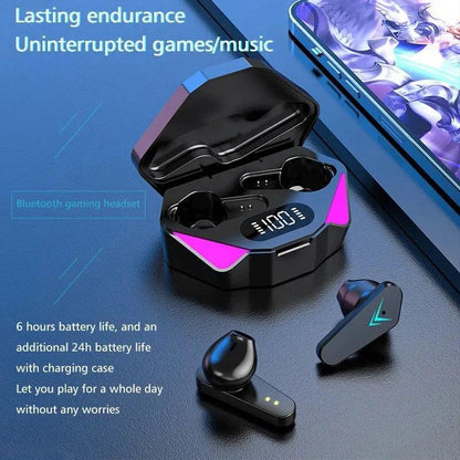 X15 TWS Wireless Bluetooth Headset LED Display Gamer Earbuds with Mic Wireless Headphones Noise Cancelling Bluetooth Earphones Carauana Store