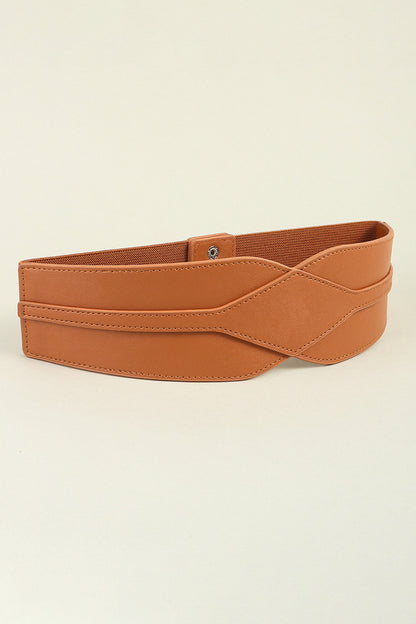 Elastic Wide PU Belt Carauana Store