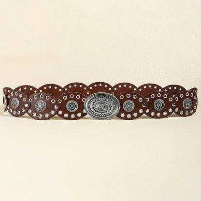 Oval PU Belt Carauana Store