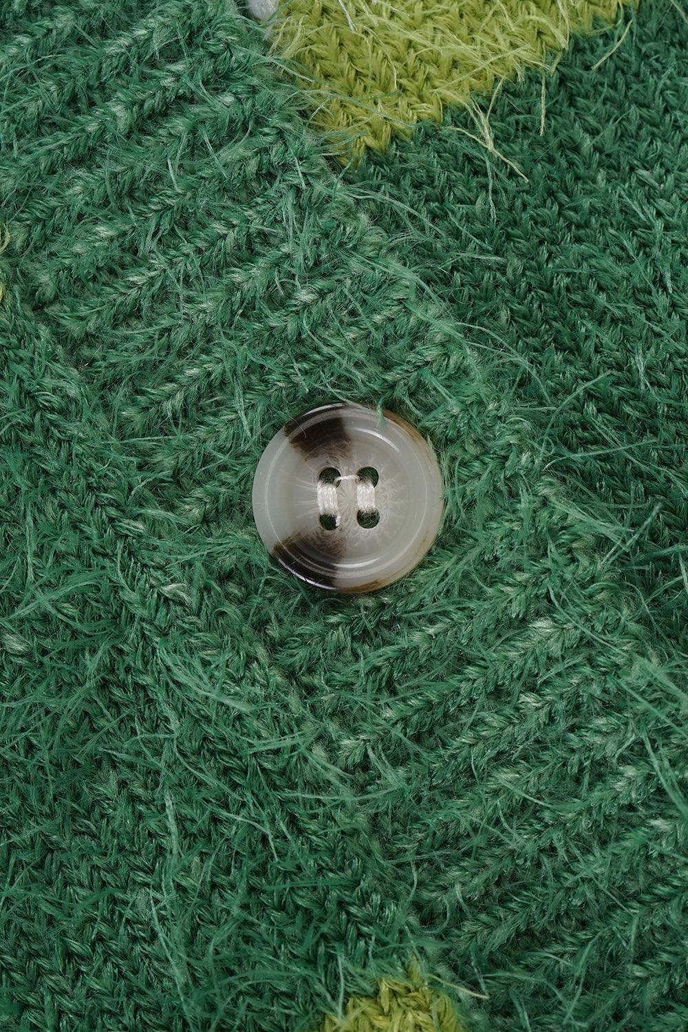 Striped Button Up Dropped Shoulder Cardigan Carauana Store