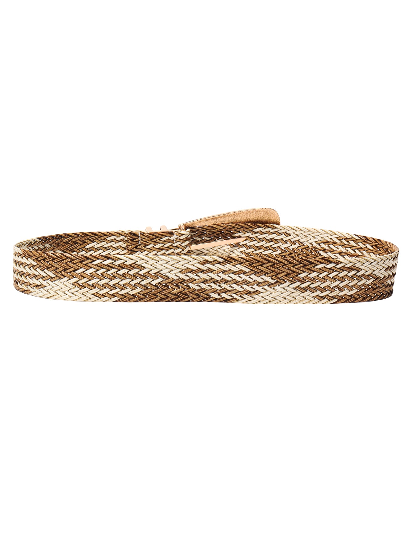 Irregular Buckle Braid Belt Carauana Store