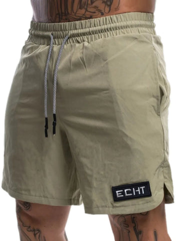 Men's Plus Size Drawstring Shorts with Pockets