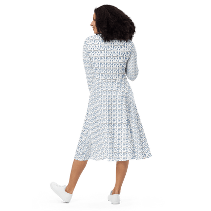 CARAUANA midi dress long sleeve Carauana Store