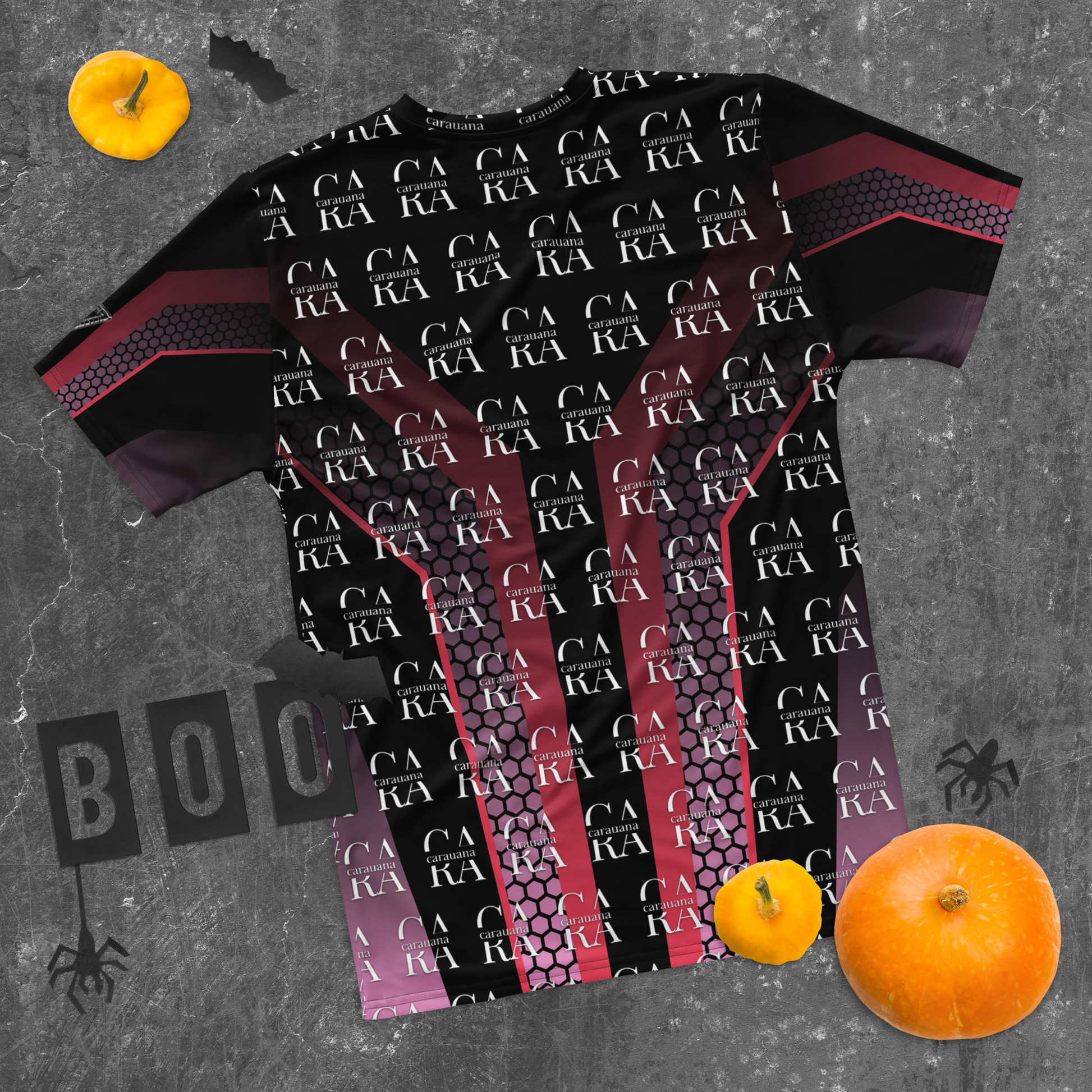 CaRaUaNa Men's t-shirt black Pink Carauana Store