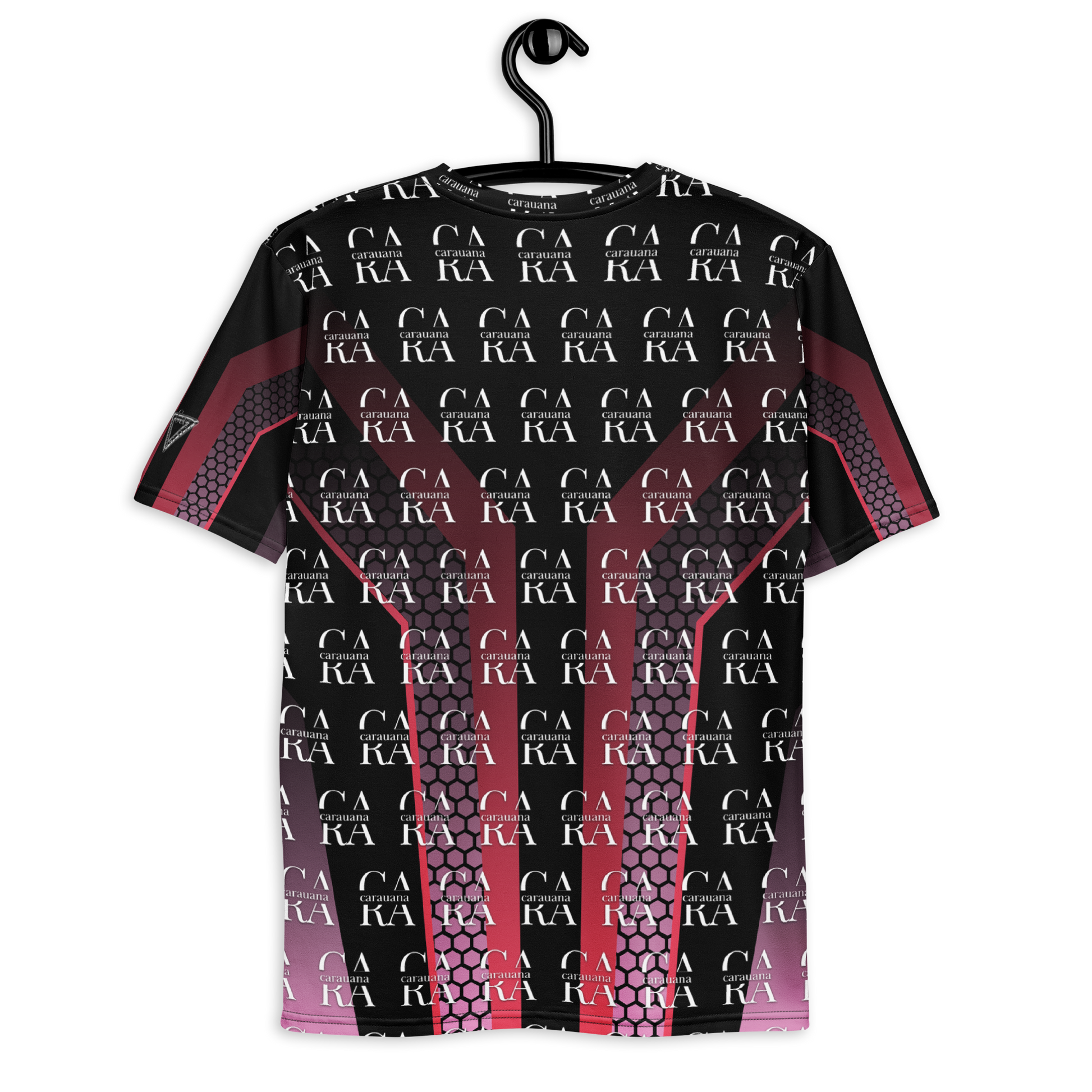 CaRaUaNa Men's t-shirt black Pink Carauana Store