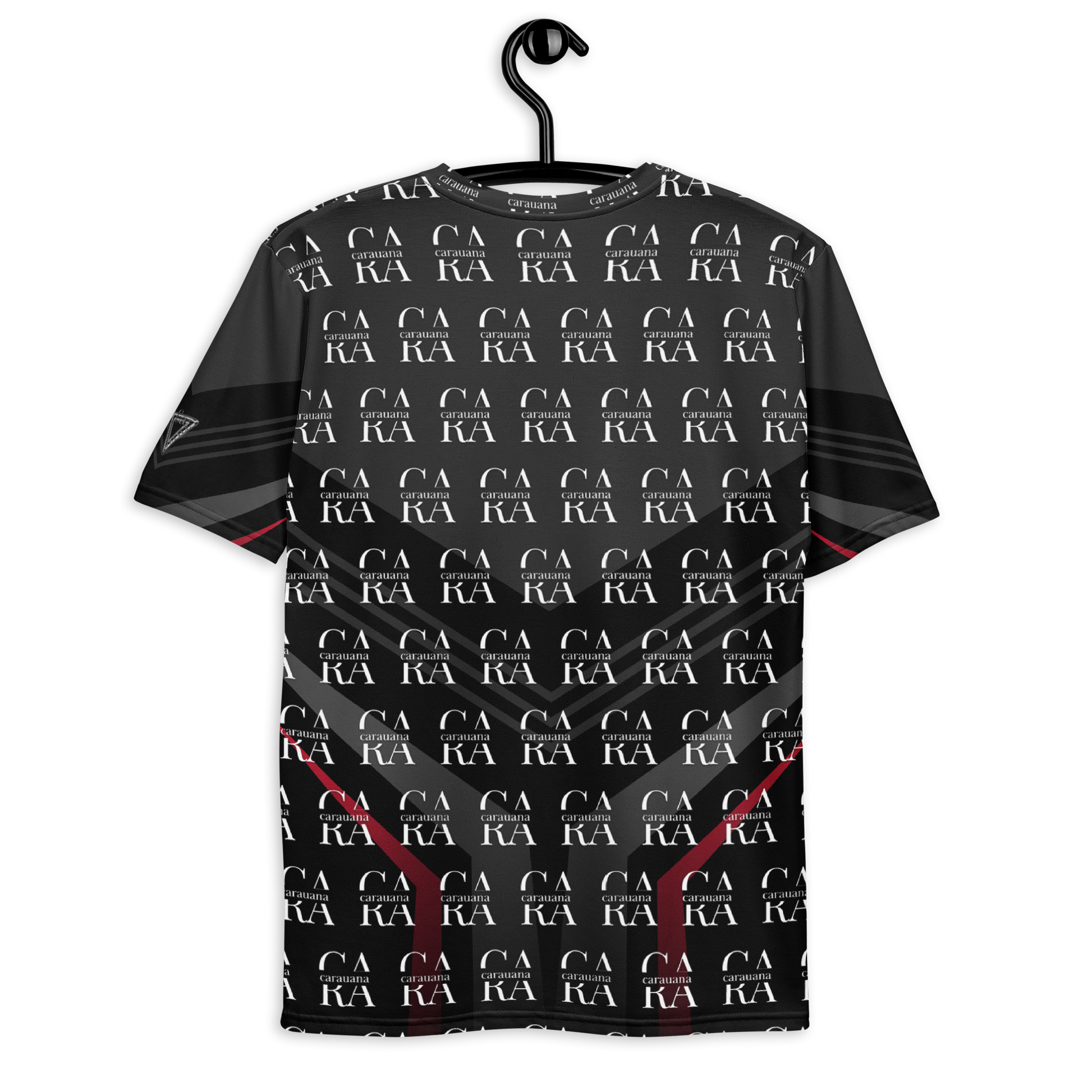 CaRaUaNa Men's t-shirt black Elegant Carauana Store