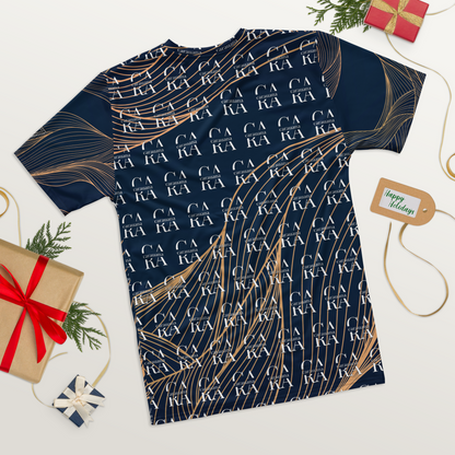 CaRaUaNa Men's t-shirt blue gold Carauana Store