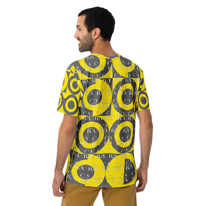 CaRaUaNa Men's t-shirt Grey Yellow Carauana Store