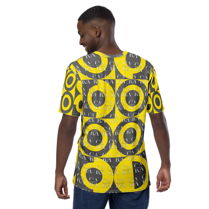CaRaUaNa Men's t-shirt Grey Yellow Carauana Store