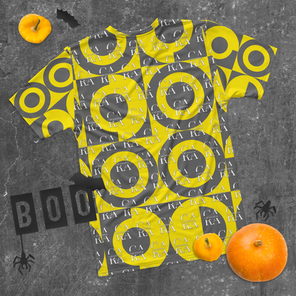 CaRaUaNa Men's t-shirt Grey Yellow Carauana Store