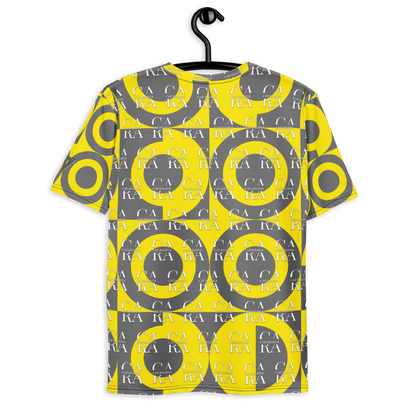 CaRaUaNa Men's t-shirt Grey Yellow Carauana Store