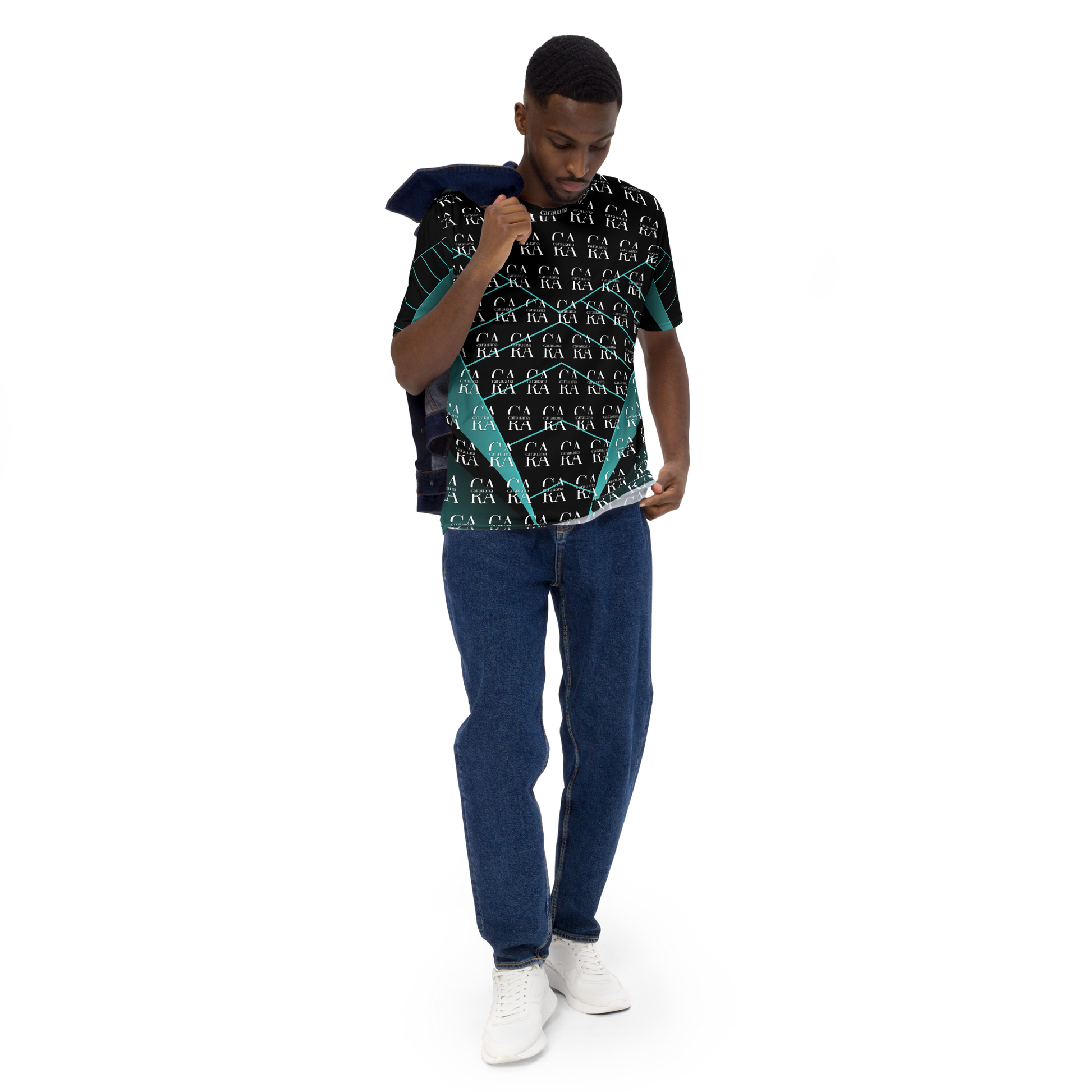 CaRaUaNa Men's t-shirt Green Famous Carauana Store