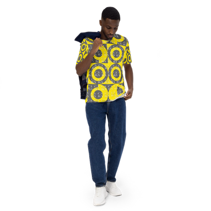 CaRaUaNa Men's t-shirt Grey Yellow Carauana Store