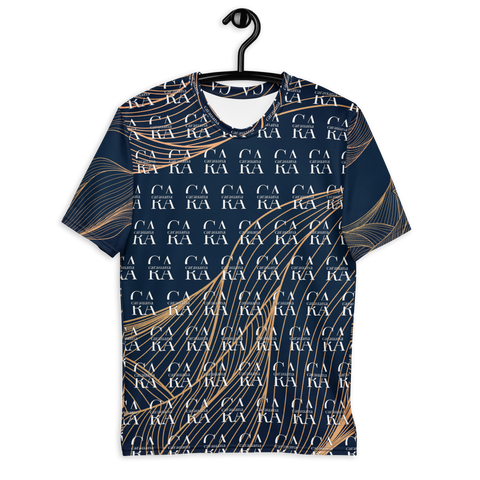 CaRaUaNa Men's t-shirt blue gold