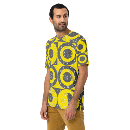 CaRaUaNa Men's t-shirt Grey Yellow Carauana Store