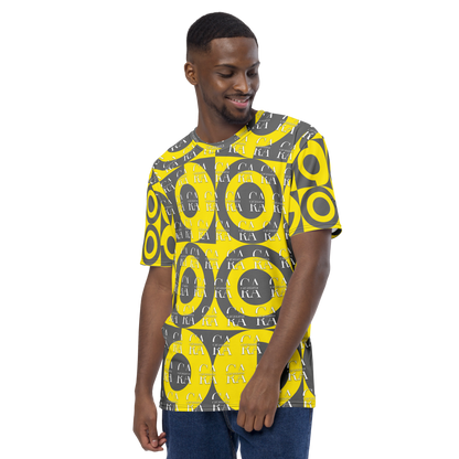 CaRaUaNa Men's t-shirt Grey Yellow Carauana Store