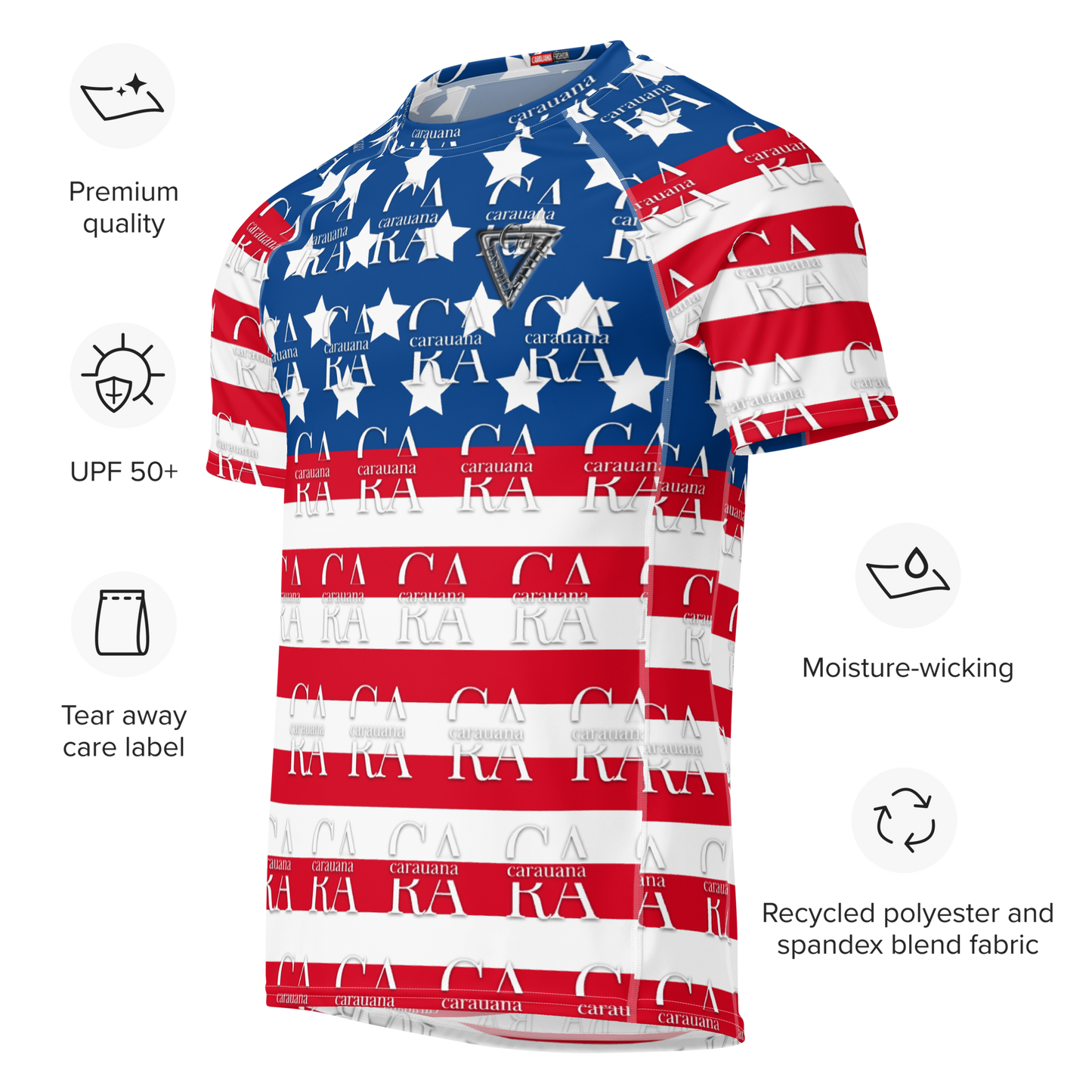 Original CaRaUaNa Rash Guard USA V26f Carauana Store