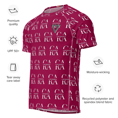 Original CaRaUaNa Rash Guard - Burgundy Carauana Store