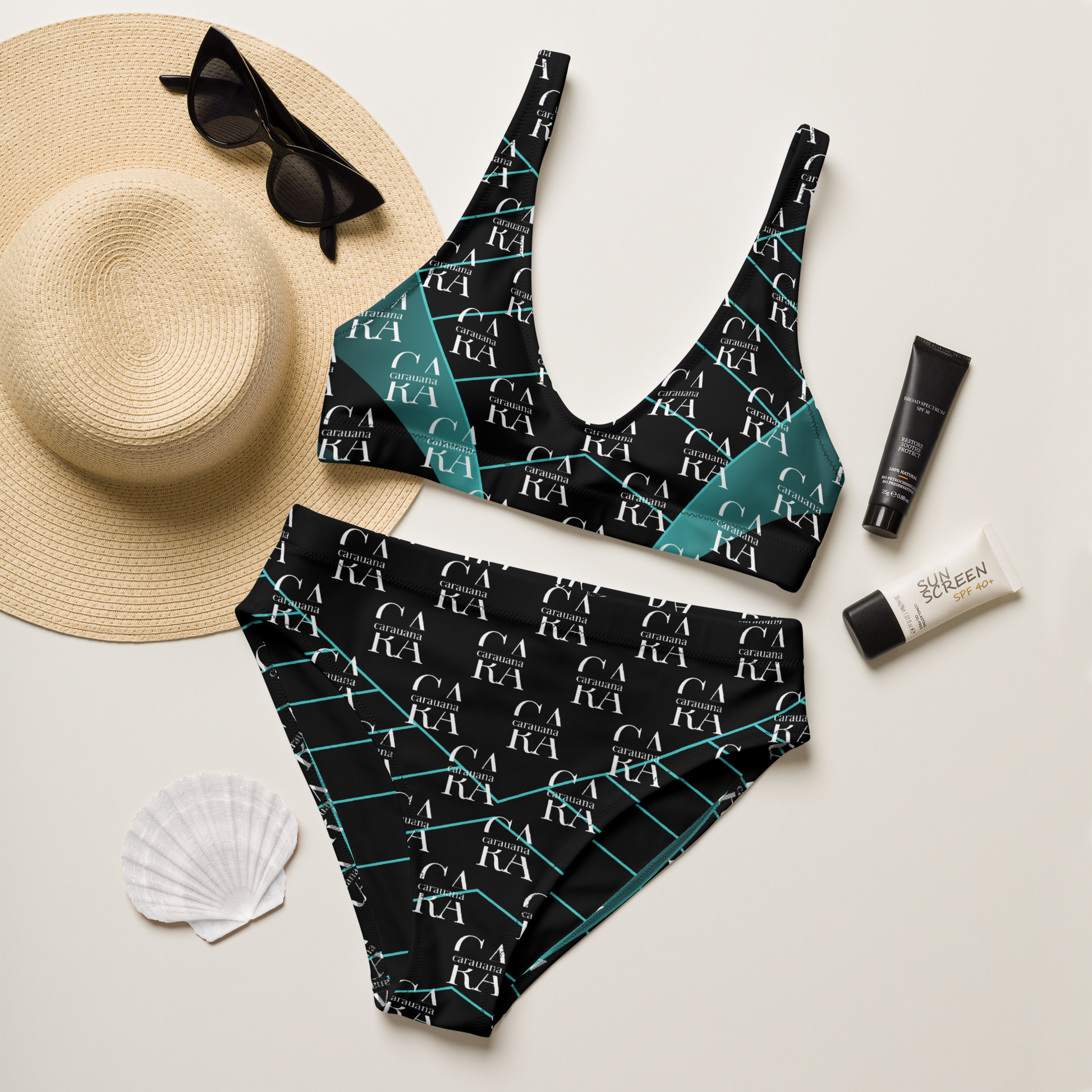 Original CaRaUaNa Costume Sets black turquoise Famous Carauana Store