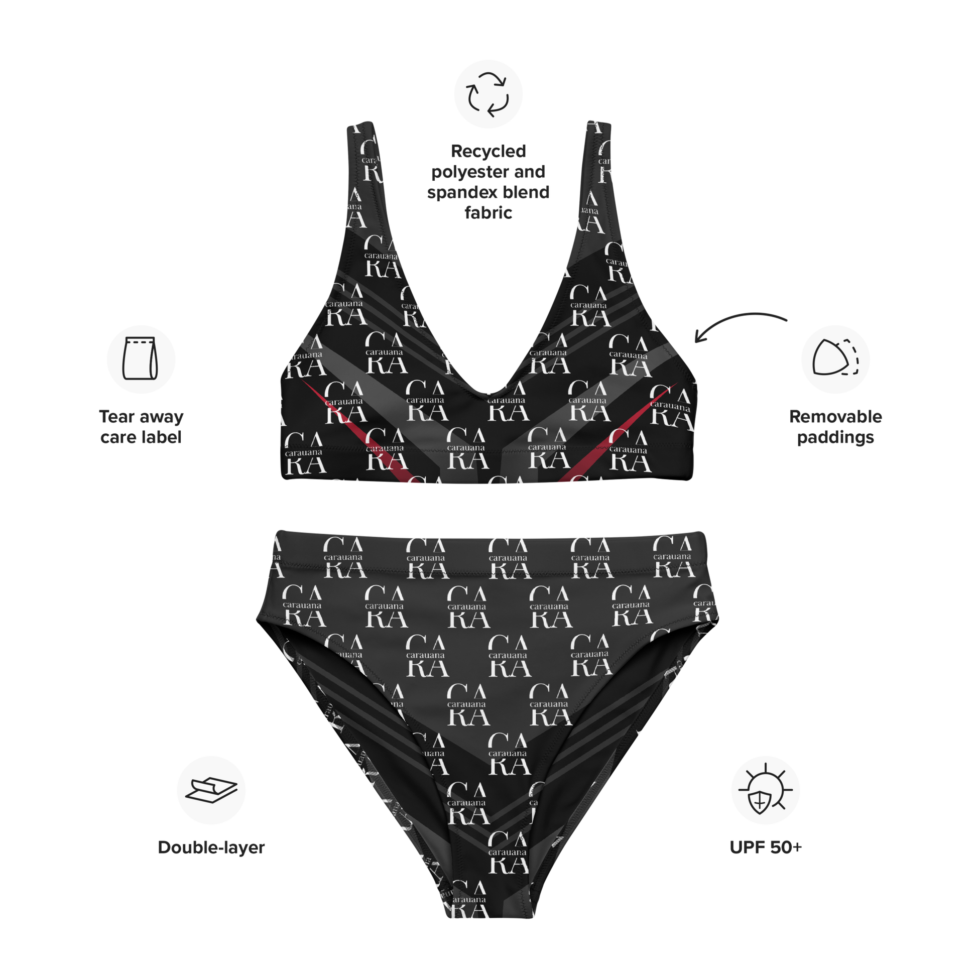 Original CaRaUaNa Costume Sets black Elegant Carauana Store