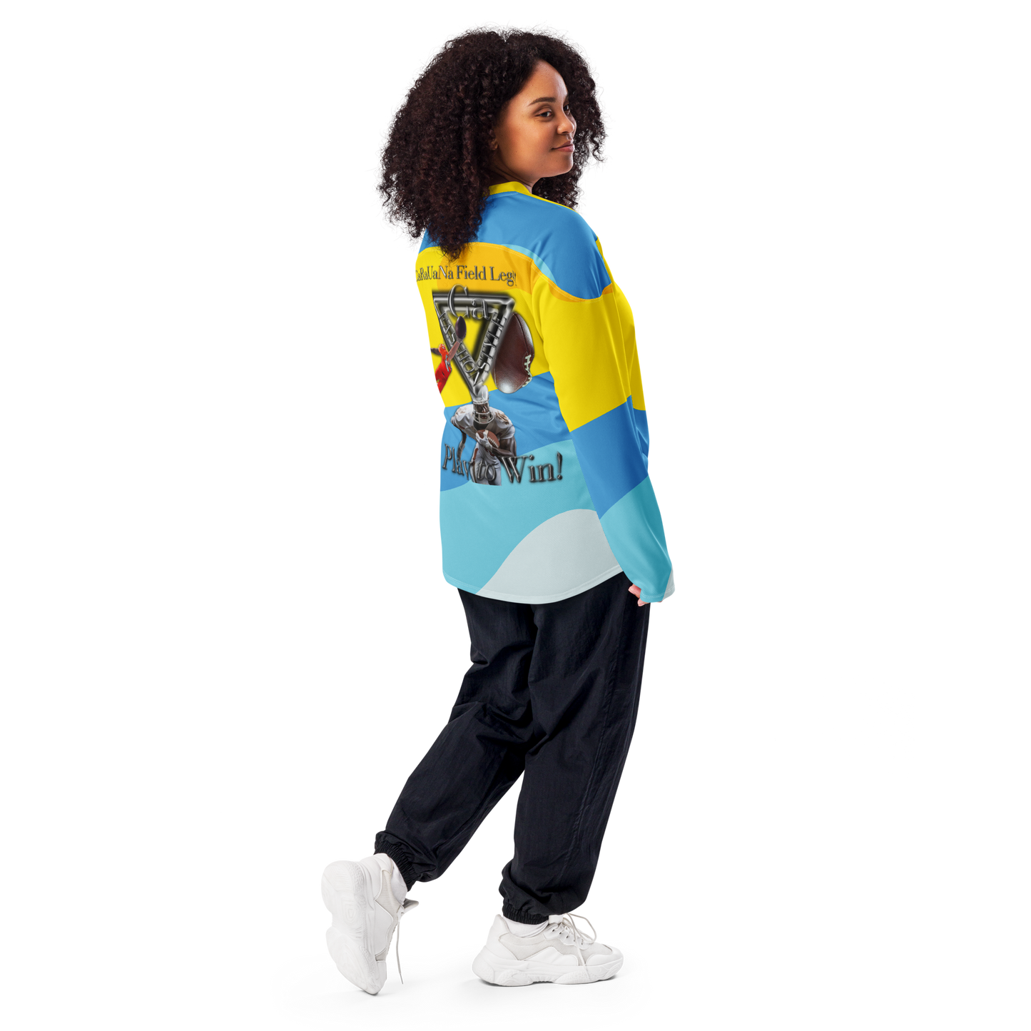 🏈 CaRaUaNa American Football Sweatshirt – Yellow Edition Carauana Store