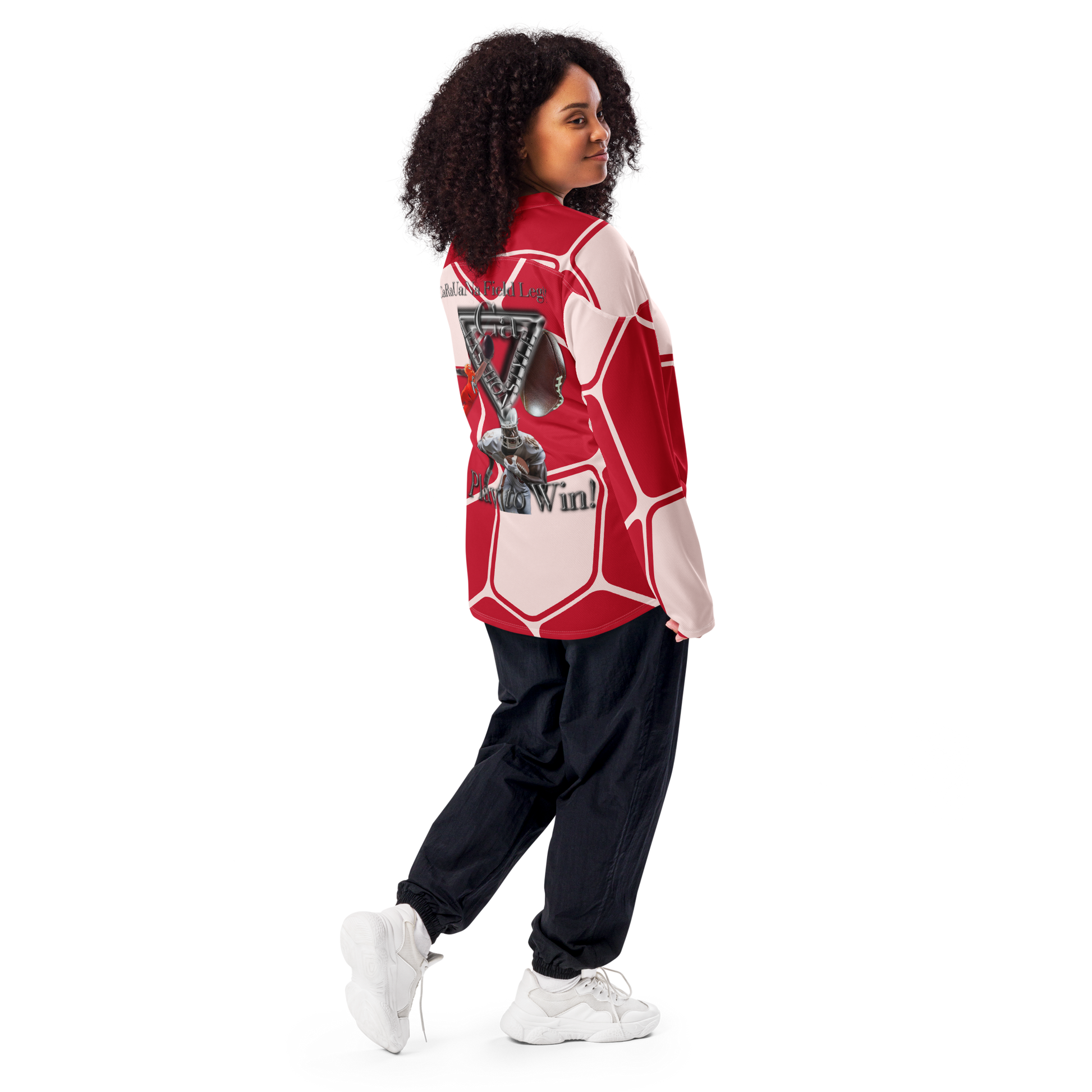 🏈 CaRaUaNa American Football Sweatshirt – Red Carauana Store