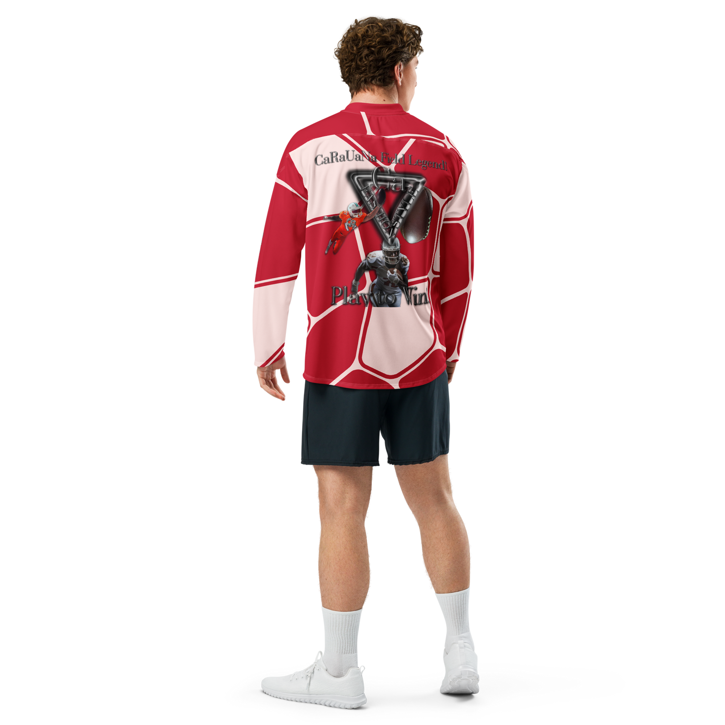 🏈 CaRaUaNa American Football Sweatshirt – Red Carauana Store