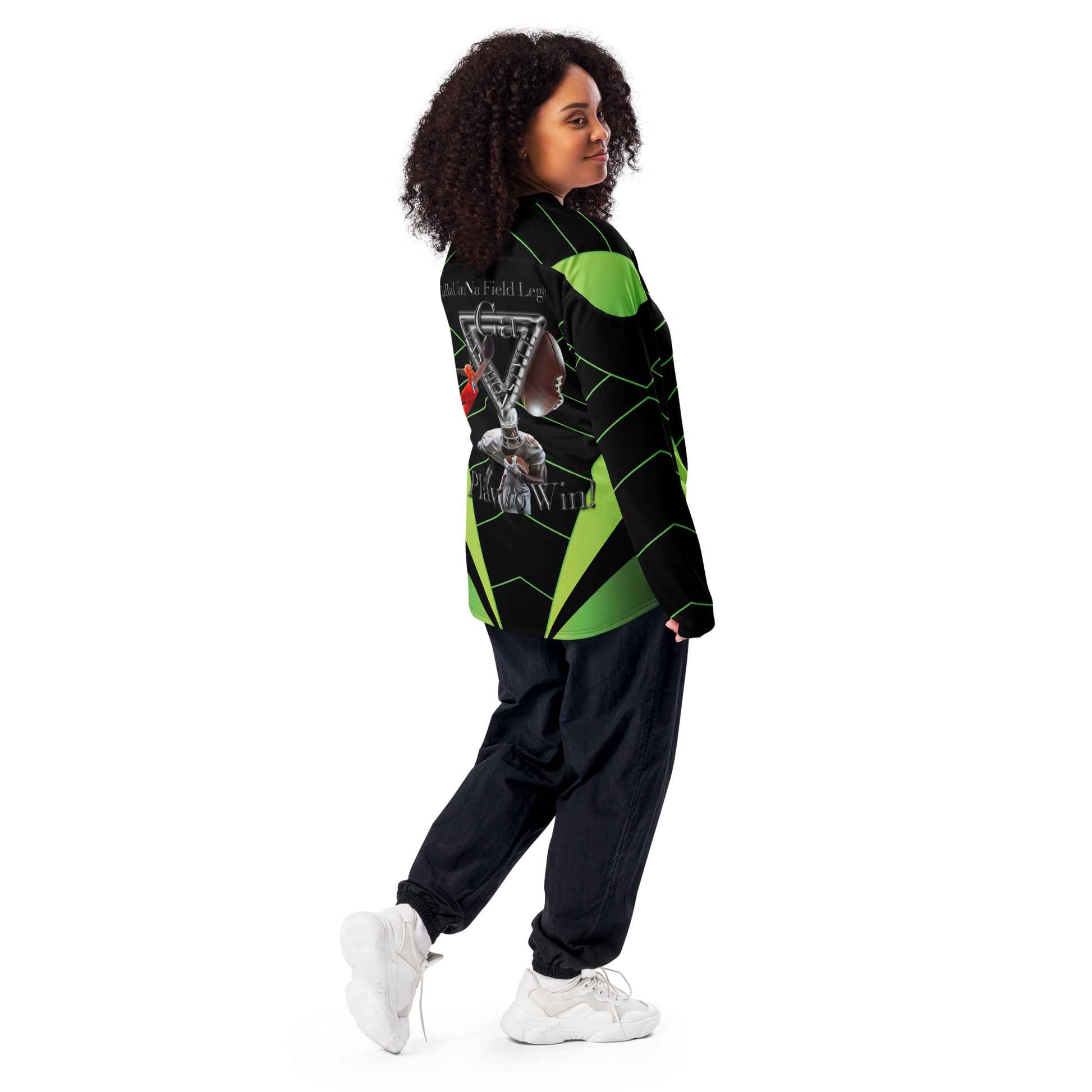 🏈 CaRaUaNa American Football Sweatshirt – Green Edition Carauana Store