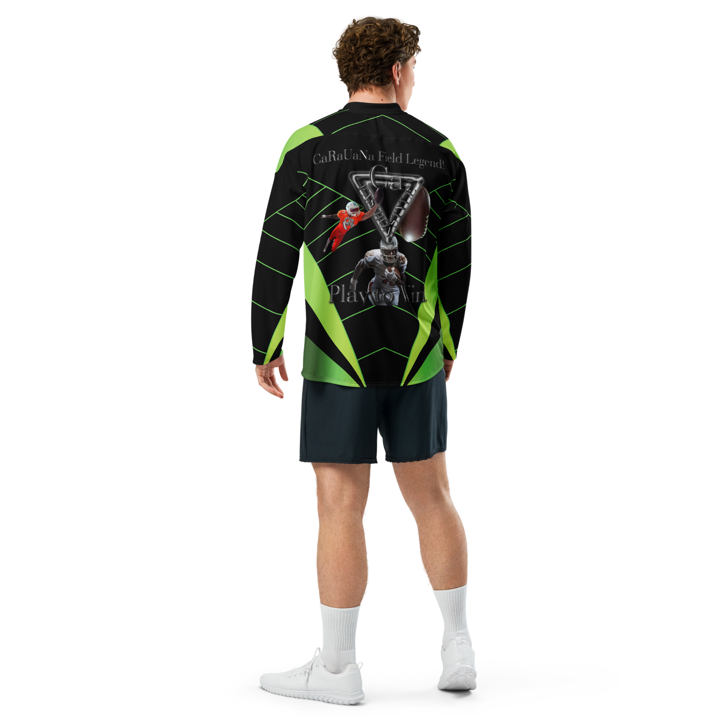 🏈 CaRaUaNa American Football Sweatshirt – Green Edition Carauana Store