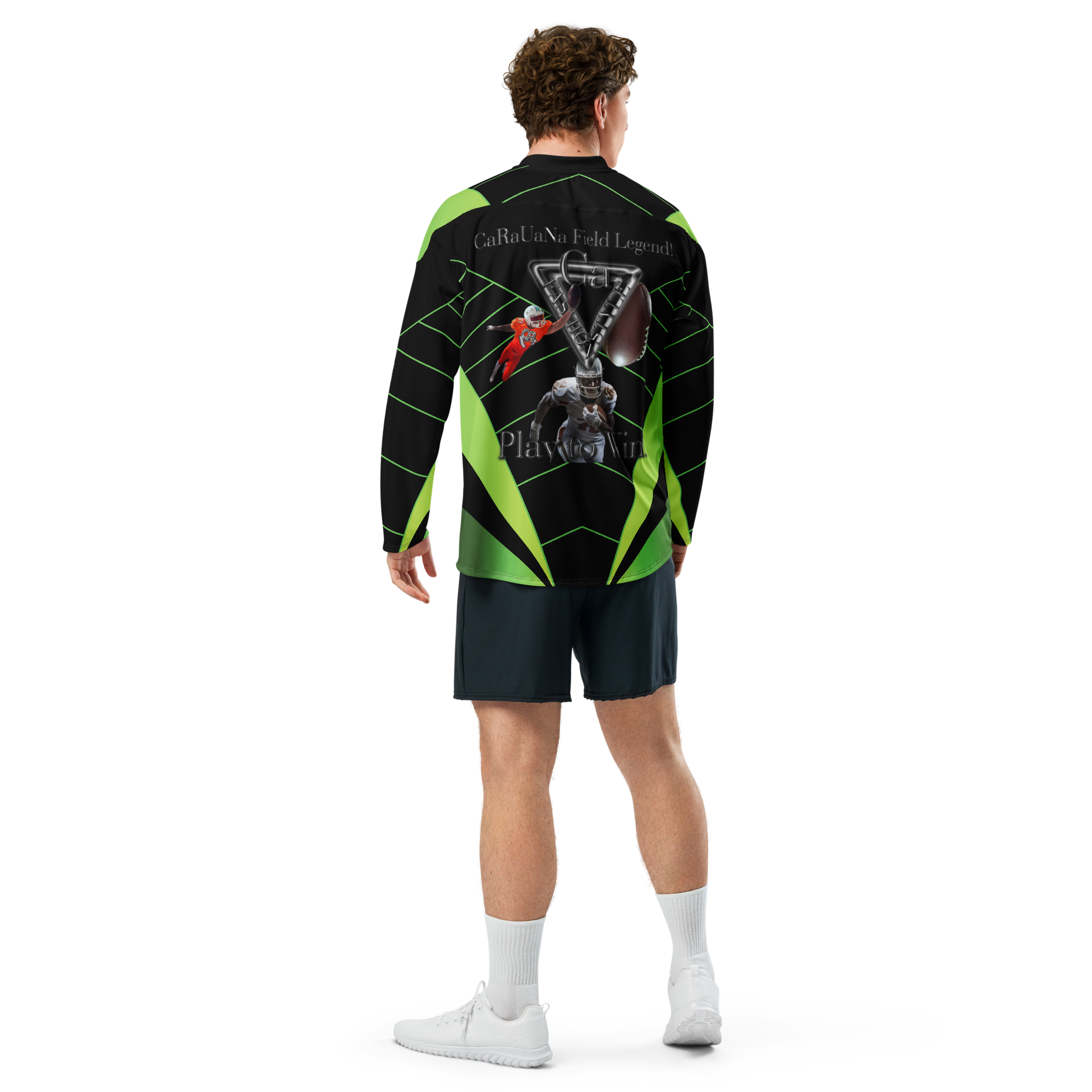 🏈 CaRaUaNa American Football Sweatshirt – Green Edition Carauana Store