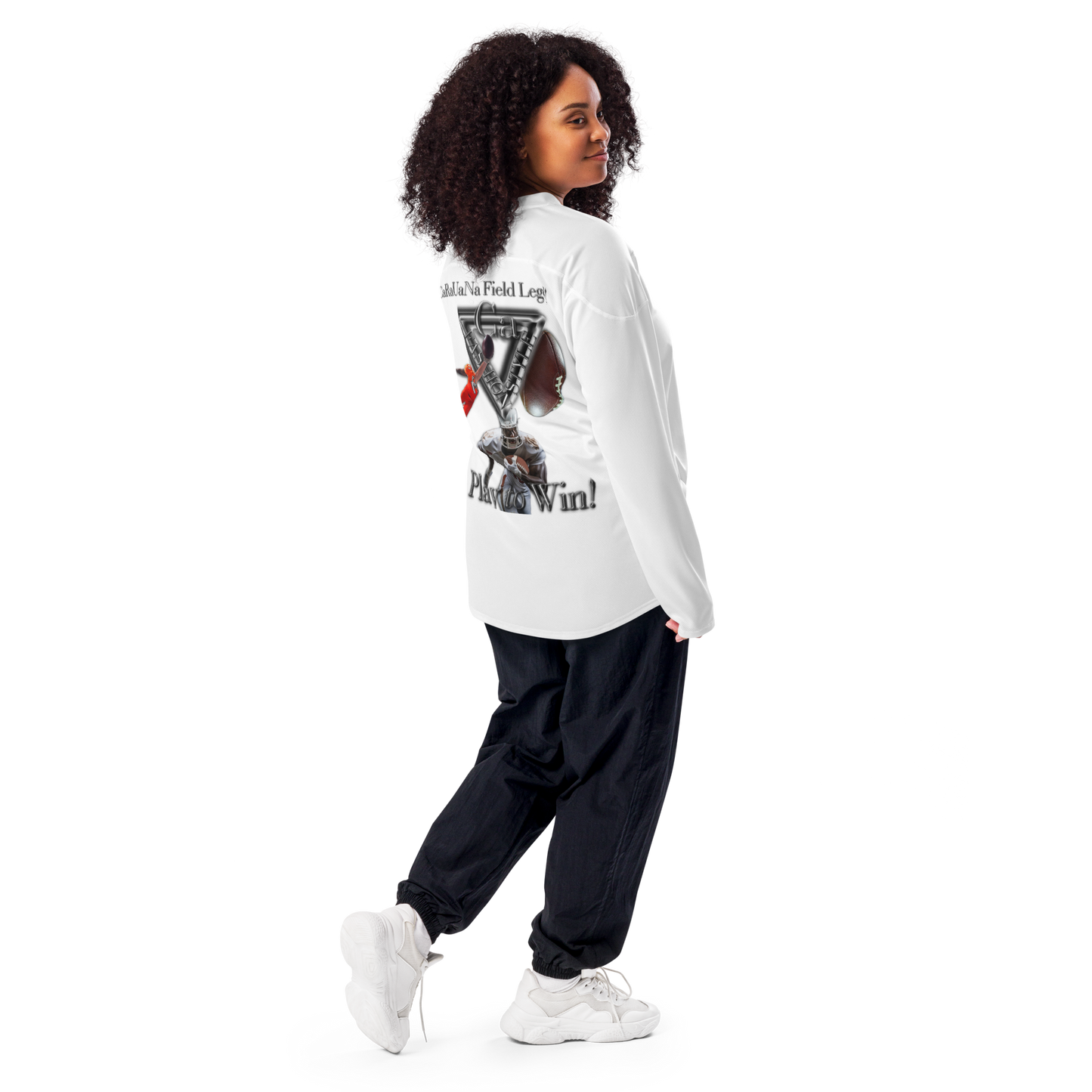 🏈 Sweatshirt CaRaUaNa american football white Carauana Store