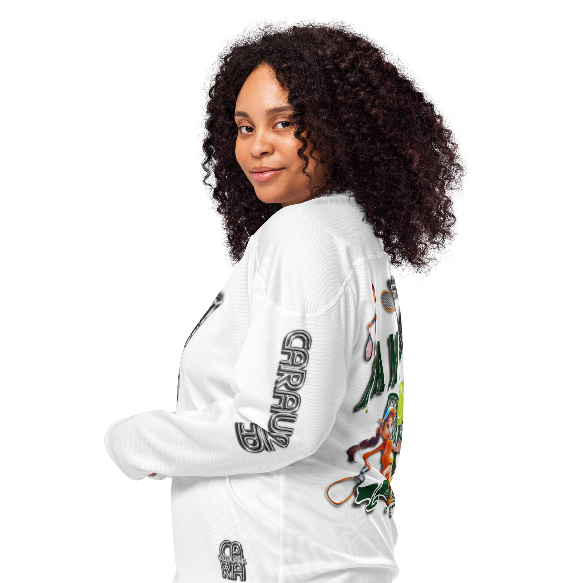 🎾 CaRaUaNa Premium® Tennis Sweatshirt – White Carauana Store