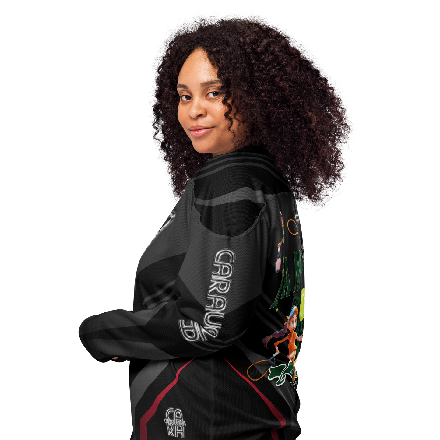 🥎 Premium® CaRaUaNa Tennis Sweatshirt – Grey Carauana Store