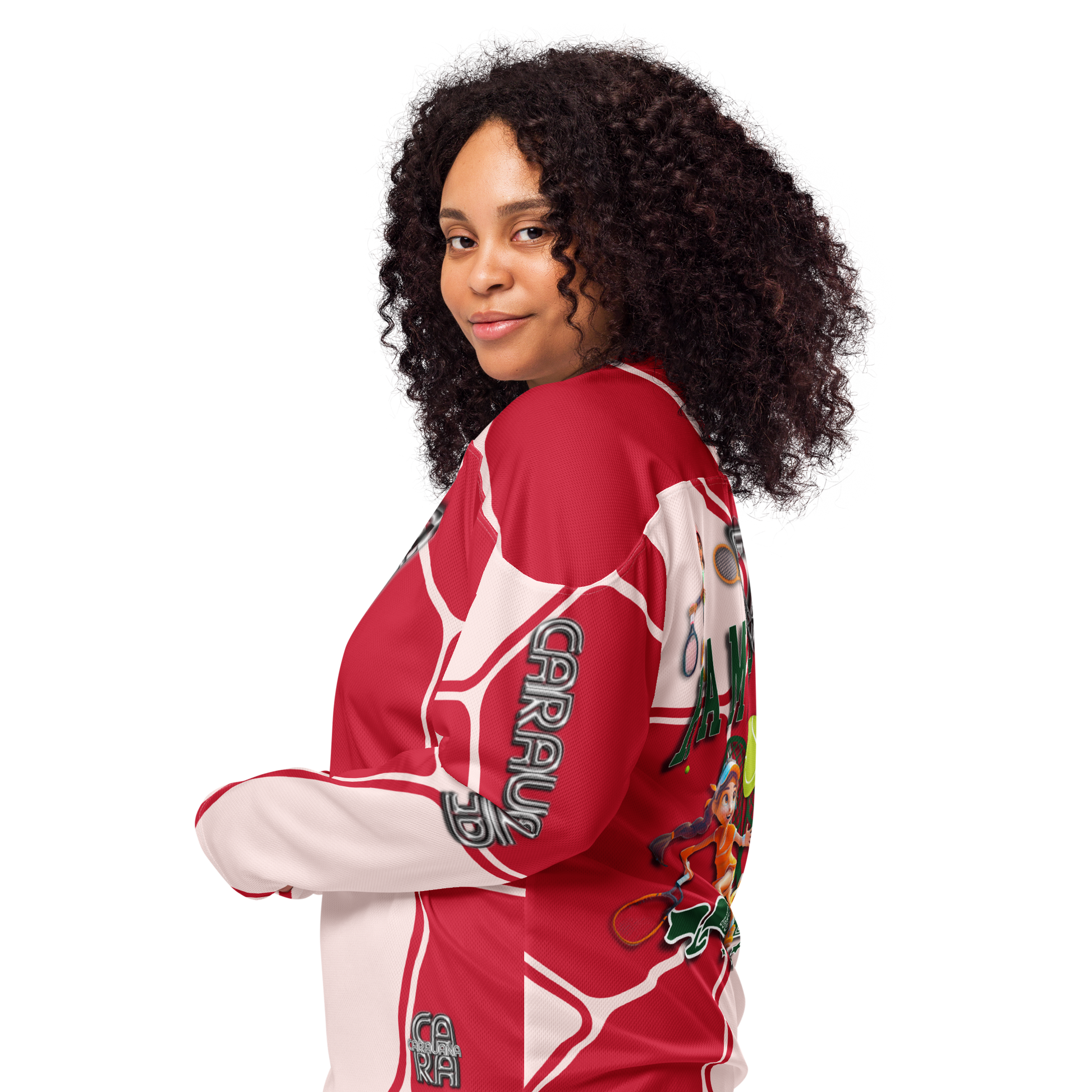 🎾 Premium® Sweatshirt CaRaUaNa Tennis Red Carauana Store