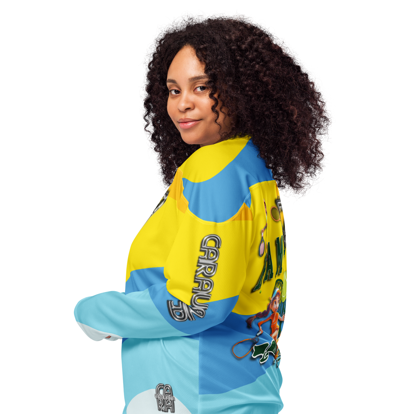 🥎 Premium® CaRaUaNa Tennis Sweatshirt – Yellow Carauana Store