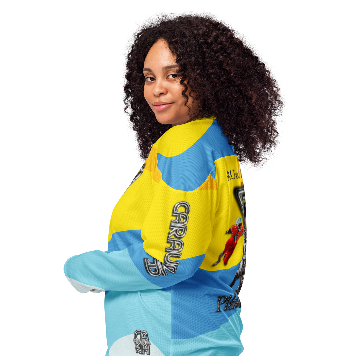 🏈 CaRaUaNa American Football Sweatshirt – Yellow Edition Carauana Store